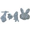 Image 2 : 4 Swarovski Crystal Figurines - Butterfly measures: 2" x 2" x 2"