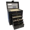 Image 1 : Portable Jewelry Chest - Like New - 7" x 12" x 13" tall