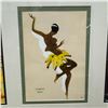 Image 3 : Framed Art Card Triptych of Vintage French Images "Les Prévoyants de l'Avenir, Josephine Baker, & Am