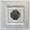 Image 1 : White Medallion Style Wall Mirror (23.5" X 23.5")