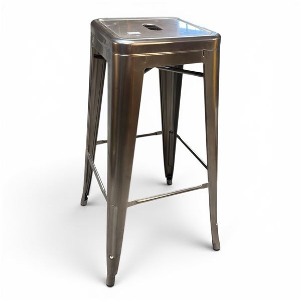 30" Tall Metal Stool