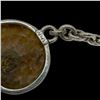 Image 3 : 2 Toggle Bracelets Stamped .925 (Natural Gemstones, Druzy, Ammoltie and Crystals) - Widest bracelet