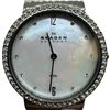 Image 4 : 3 Skagen Ladies Wrist Watches - 2 Have Leather Bands - Gently Worn - Largest face is 32mm