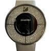Image 2 : 2 Swarovski Wrist Watches with Leather Bands - Largest Face is 40mm - Very Gently Worn