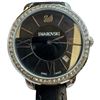 Image 3 : 2 Swarovski Wrist Watches with Leather Bands - Largest Face is 40mm - Very Gently Worn