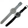 Image 6 : 2 Swarovski Wrist Watches with Leather Bands - Largest Face is 40mm - Very Gently Worn