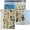 Image 1 : 100 Pairs of Quality Fashion Earrings Pierced Ears * 4 Containers - Excellent Condition - Approximat