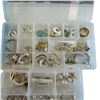 Image 4 : 100 Pairs of Quality Fashion Earrings Pierced Ears * 4 Containers - Excellent Condition - Approximat
