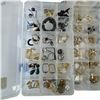 Image 2 : 100 Pairs of Quality Fashion Earrings Pierced Ears * 5 Containers - Excellent Condition - Approximat