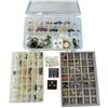 Image 1 : 100 Pairs of Quality Fashion Earrings Pierced Ears * 1 Tray & 2 Containers - Excellent Condition - A