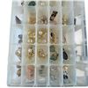 Image 2 : 100 Pairs of Quality Fashion Earrings Pierced Ears * 1 Tray & 2 Containers - Excellent Condition - A