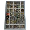 Image 5 : 100 Pairs of Quality Fashion Earrings Pierced Ears * 1 Tray & 2 Containers - Excellent Condition - A