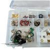 Image 6 : 100 Pairs of Quality Fashion Earrings Pierced Ears * 1 Tray & 2 Containers - Excellent Condition - A