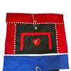 Image 4 : 3 Original Paul Johnny Button Blanket Pouches -  Hand Stitched Flannel (19" x 27"each - includes COA