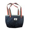 Image 2 : Original Paul Johnny Wearable Art Tote Bag (Hand Stitched Flannel & Denim- First Nations Design (13"