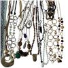 Image 4 : 35 Good Quality Necklaces  - Majority are Like-New - Variety of Materials -2 Sorting Container - App