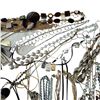 Image 6 : 35 Good Quality Necklaces  - Majority are Like-New - Variety of Materials -2 Sorting Container - App