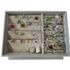 Image 1 : 60 Quality Fashion Rings in Glass Topped Box (Variety of Materials)