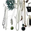 Image 2 : 35 Good Quality Necklaces  - Majority are Like-New - Variety of Materials -2 Sorting Container - App