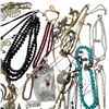 Image 5 : 35 Good Quality Necklaces  - Majority are Like-New - Variety of Materials -2 Sorting Container - App