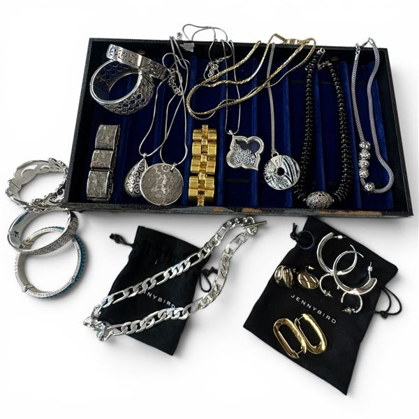 20 Pieces of Quality Fashion Jewelry with "Brighton" or "Jenny Bird" Logo - Like New