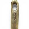 Image 3 : 1981 Coventry Copper 30cm Sauté Pan with Brass Handles - 2.5mm thick, nickel lined, made in Montreal