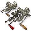 Image 1 : 3 Vintage Meat Grinders - National #25, Porkert #10, and SIF England