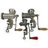 Image 3 : 3 Vintage Meat Grinders - National #25, Porkert #10, and SIF England