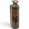 Image 1 : Pyrene Brass & Copper Fire Extinguisher from the Early 19th Century