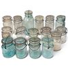 Image 1 : Collection of 16 Ball, Perfect Seal & Other Mason Jars with Wire Bail Closures