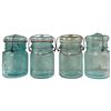Image 2 : Collection of 16 Ball, Perfect Seal & Other Mason Jars with Wire Bail Closures