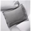 Image 1 : 4 New King Size  L.L.Bean Matelassé Shams (Gray)- 100% Prewashed Cotton - Retail $74.95 each