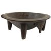 Image 3 : Hand-Carved Fijian Tanoa Wooden Kava Bowl - 16" Diameter X 6" Deep