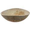 Image 3 : 2 Woven Water Hyacinth Baskets and 17" Diameter Wood Bowl