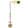Image 3 : Brass Pharmacy Floor Lamp - Adjustable swing arm and adjustable head