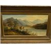 Image 2 : Original Scottish School Oil Painting - Believed to be of Kilchurn Castle, Loch Awe, Scotland - Sign