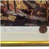 Image 4 : Tom Thompson "Artist's Camp"  Ltd. Editon Print #385/695 - Group of Seven Artist (Triple Matted in a