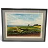 Image 2 : 1990 Signed Original Water Colour "Road to the Point" (Frame dimensions: 31.5" x 23.5")
