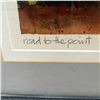 Image 4 : 1990 Signed Original Water Colour "Road to the Point" (Frame dimensions: 31.5" x 23.5")