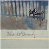 Image 2 : Allan W. Edwards "Piccadilly Circus - London" Ltd. Editon Print #304/350 * COA on reverse (Frame dim