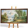 Image 1 : Framed Landscape Painting - Unsigned (Frame Dimensions: 51" X 27")