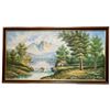 Image 2 : Framed Landscape Painting - Unsigned (Frame Dimensions: 51" X 27")