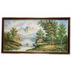Image 3 : Framed Landscape Painting - Unsigned (Frame Dimensions: 51" X 27")