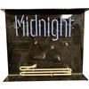 Image 1 : Illuminated Neon "Midnight" Bar Sign (3" x 24" x 20" tall)