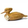 Image 1 : April 1997 Rusty Rutherford "Hooded Merganser Hen" Hand Carved Duck Decoy