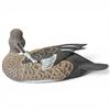 Image 1 : Unsigned Rusty Rutherford Style "Female Hooded Merganser" Hand Carved Duck Decoy