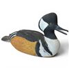 Image 2 : October 1997 Rusty Rutherford "Male Hooded Merganser" Hand Carved Duck Decoy