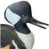 Image 3 : October 1997 Rusty Rutherford "Male Hooded Merganser" Hand Carved Duck Decoy