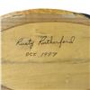 Image 6 : October 1997 Rusty Rutherford "Male Hooded Merganser" Hand Carved Duck Decoy