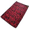 Image 3 : Kanata Blanket Company Artist Series "Dream Time" by Haida Artist James Hart 60"x37" Red & Black